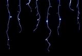 240 Blue Snowing LED Christmas Icicle Lights