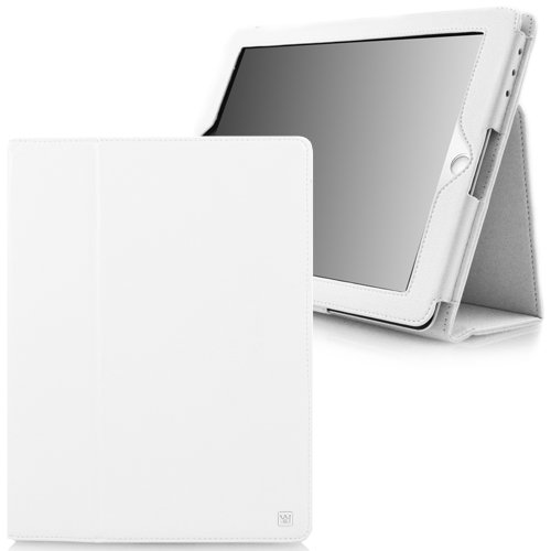CaseCrown Bold Standby Case (White) for the new iPad & iPad 2 (Built-in magnet for sleep / wake feature)