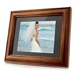 Coby DP-768 7-Inch Widescreen Digital Photo Frame with MP3 Player and 2 Wood Frames