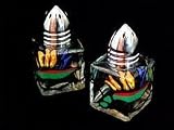Bird of Paradise Design - Hand Painted - Mini Salt & Pepper,.5 oz., Set of 2