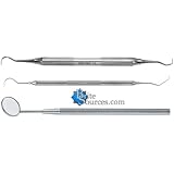 Dental Tartar Scraper and Remover Set, SS