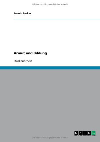 Armut und Bildung