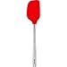 Tovolo Flex-Core Stainless Steel Handled Spatula, Removable Head, Heat Resistant, Candy Apple Red