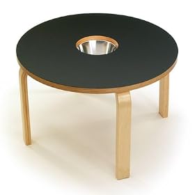 Kids Wood Chalkboard Table by Offi