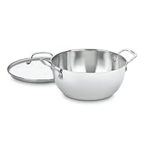 Cuisinart Chef's Classic Stainless Steel 5-1/2-Quart Multi-Purpose Pot with Glass Cover