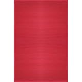 Anji Mountain Villager Crimson Bamboo Rug 7'X10' (Crimson) by 