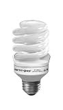 EarthTronics CF18CW1BT2 18-Watt 4100K Micro Spiral Compact Florescent Light Bulb, Cool White, 12-Pack
