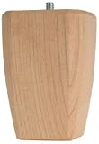 Waddell 2746 2.5"x4" Hardwood Bun Feet