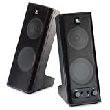 X-140 2.0 Speaker System, 4w x 5d x 9-1/2h