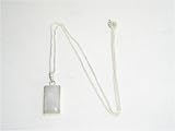 Review RealAlternativeSite  / Oblong rainbow pendant in silver with chain