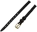 Hadley-Roma Women's 6mm Leather Watch Strap, Color:Black (Model: LSL702RA 060)