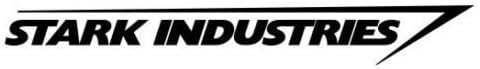 Stark Industries Vinyl Name Decal & Logo Sticker