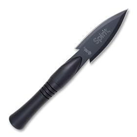 SOG Specialty Knives and Tools FS01-N Fusion Spirit Knife, Black Oxide by Sog