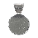 Silver Plated Circular Bail 16 mm (12 pcs)