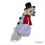 Snowman Dog Costume Size: Small