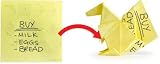 Origami DIY 3D 19 Model Sticky Note Pads   100 X 3 Combo