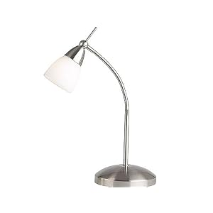 Satin Chrome Lampe de bureau tactile - HP015708