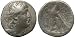 Seleucid Kingdom, Demetrios II, Second Reign 130 - 125 B.C., Tyre, Phoenicia; Silver ...