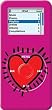 Heart - Apple iPod nano (1st Generation) 1GB 2GB 4GB Hard Case iJacket - Shock Absorbent Hard Protective Faceplate Cover + FREE iPod nano Screen and Surface Protector Shield
