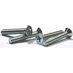 #2: M2.5-0.45 X 20 Metric Machine Screws Phillips / Flat Head / Steel / Zinc / DIN965 / 3,000 Pc. Carton