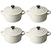 Le Creuset Petit Casseroles Set of 4 Almond