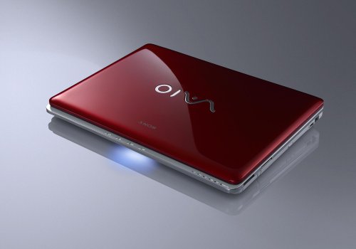 Sony VAIO VGN-CR305E & RC 14.1-inch Laptop (1.6 GHz Intel Pentium Dual Core T2330 Processor, 1 GB RAM, 200 GB Hard Drive, Vista Premium) Red image