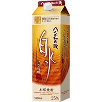 乙 キリン むぎ焼酎 白水 25°パック 1.8L×6本