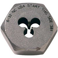 Vermont American 20777 1/2-Inch 20 NF High Carbon Steel Fractional Hex Die, 3-Pack