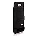 E LV LG Optimus L 90 L90 Dual Layer (Silicon inside and Hard Plactic outside) Armor Shell Holster Case with Kickstand and Belt Swivel Clip with 1 Stylus and 1 Cleaning Cloth