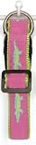  : Small Adjustable Pink Gator Ribbon Dog Collar