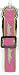 Pet Supplies : Small Adjustable Pink Gator Ribbon Dog Collar