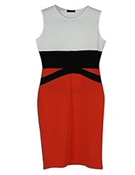 Sleeveless Cotton Cocktail Bodycon Dress 