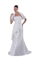 Strapless Sleeveless Taffeta Floor Length Backless Wrap Evening Dress 