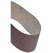 3M Cloth Belt 341D, Aluminum Oxide, 1-1/2" Width x 18-15/16" Length, 80 Grit, Brown (Pack of 50)