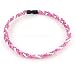 Hurricane Power / Twister Titanium Necklace Energy Balance Pink/white 18"