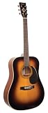 Recording King Classic Series I Dreadnought Acoustic Guitar, Mahogany Back & Sides, Sunburst Finish