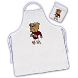 MISSISSIPPI STATE BULLDOGS OFFICIAL CHEF'S APRON + OVEN MITT