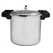 Mirro 92122A Polished Aluminum Dishwasher Safe 22-Quart Pressure Cooker Canner Cookware, Silver