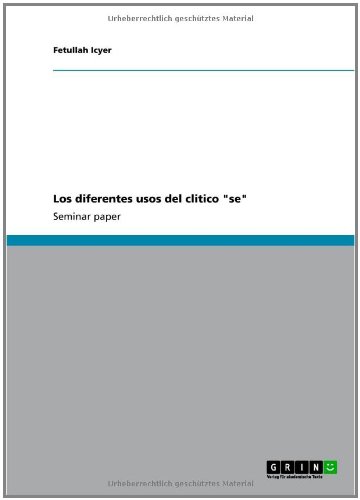 Los diferentes usos del clitico 