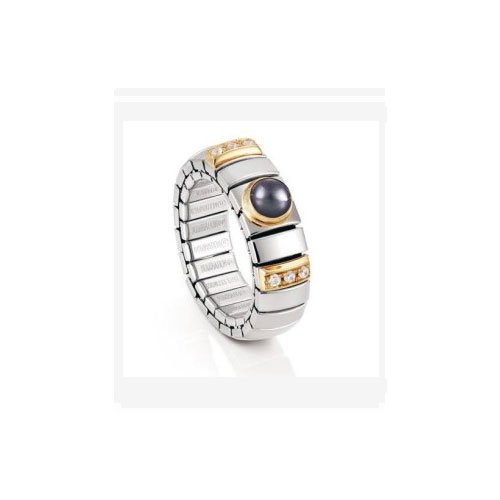 Nomination Damen-Ring N.Y. Klein Perle Grau Ring gr&ouml;&szlig;e variabel 040451/014 Preisvergleich