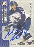 Marc-Andre Cliche, Lewiston MAINEiacs - QMJHL Autographed Card
