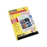 FELLOWES MANUFACTURING / FEL52011 / Laminating Pouches, 3mm, 12 x18, 25/pack / Sold as 1 PK