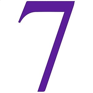 Number 7 Style 61 (Seven) Decal