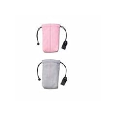 Sony LCS-CSK/P Kamerabeutel rosa/grau & hellblau/beige