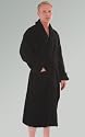 Men's Terry Cotton Shawl Collar Bathrobe, Full Cut 18 oz Bath Robe