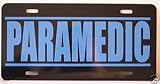 PARAMEDIC LICENSE PLATE