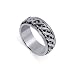 .925 Sterling Silver Mens Tibetan Spinning Band Ring Size 11
