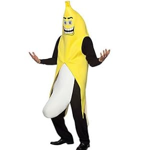 Banana Flasher Costume - One Size - Chest Size 42-48