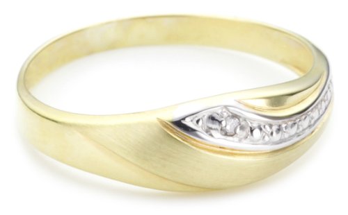 Nina-Exclusiv Damenring 333 Gelbgold-rhodiniert 0,005 Weite 50 12-551274-R Preisvergleich