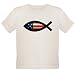 Artsmith, Inc. Organic Toddler T-Shirt US Christian Fish Ichthys